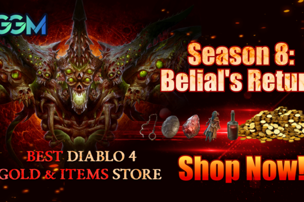 IGGM Posted Diablo 4 Season 8 Belial's Return Details: Endgame, Boss Ladder, Gear & Reliquary